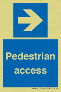 Pedestrian access